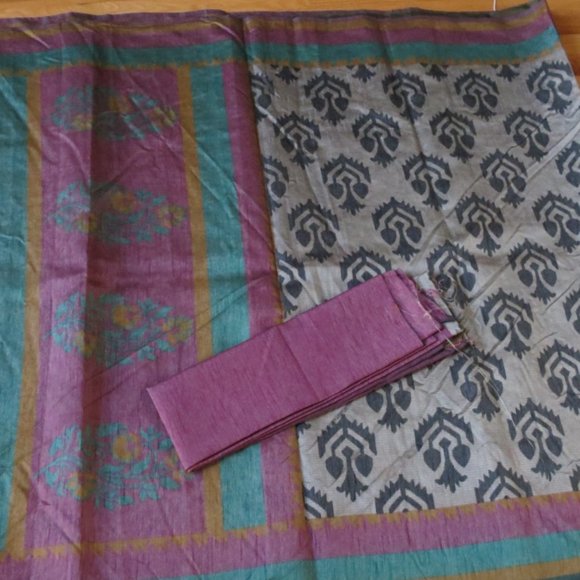 Printed Bhagal puri silk saree - Picture 7 of 7